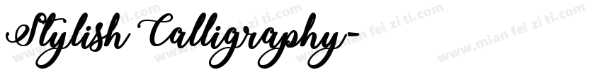 Stylish Calligraphy字体转换